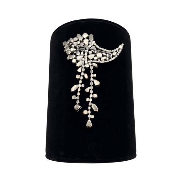 🌟NICKY BUTLER Fashion Multi Crystal Cornucopia Drop Brooch Limited NEW - Picture 8 of 14